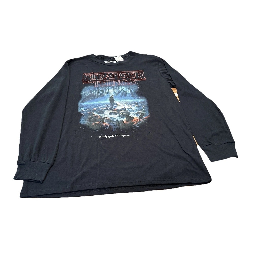 NEW Netflix Stranger Things Long Sleeve Shirt‎ Unisex Size XL NWT